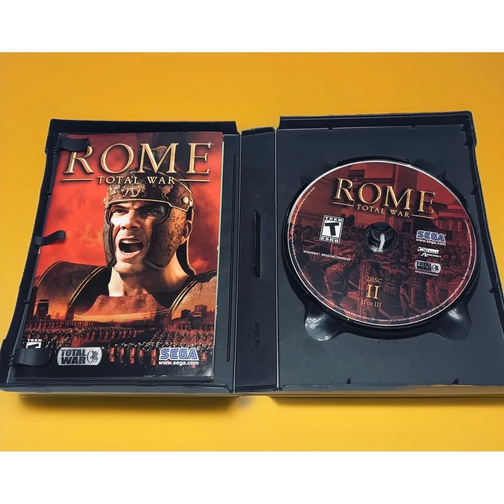 Rome: Total War Gold‎ Edition - PC - DVD ROM - VERY GOOD ( Complete Booklets
